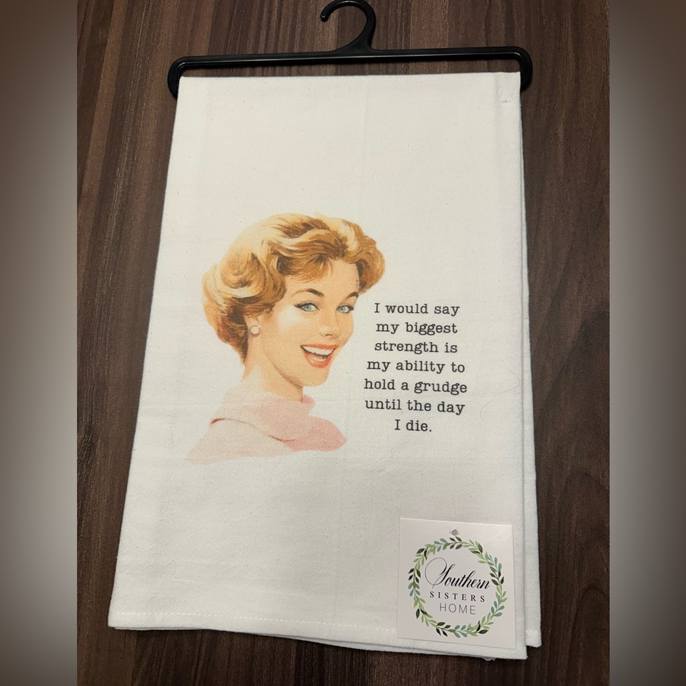 NWT Humorous kitchen towel